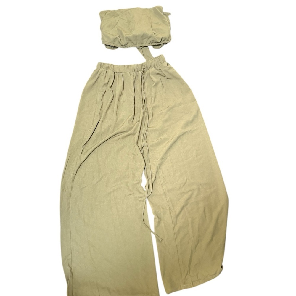 Two-Piece Olive Green Set